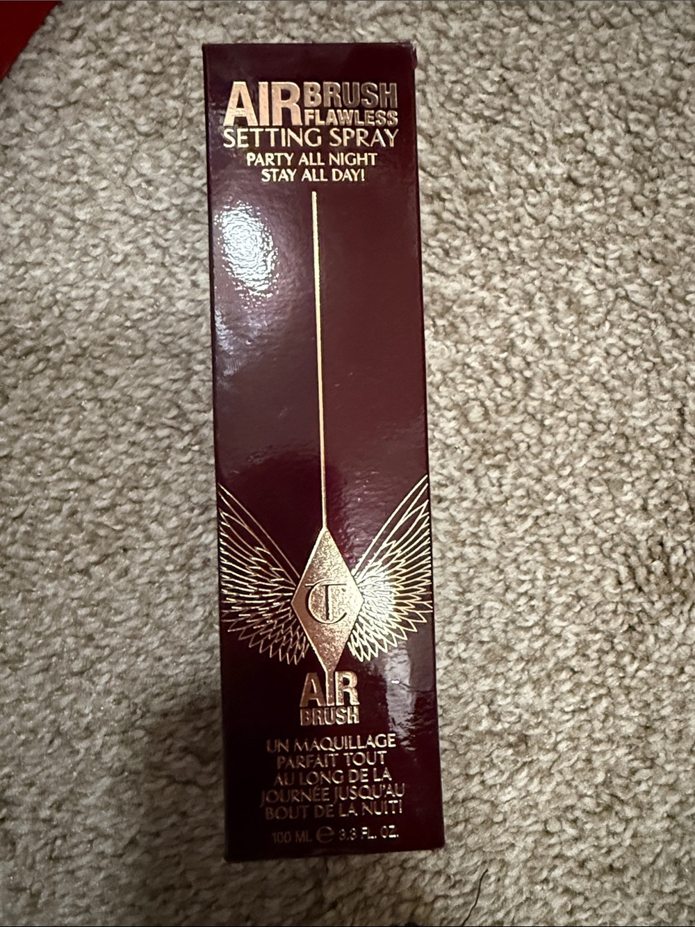 Charlotte Tilbury Airbrush Flawless Setting Spray - Burgundy